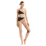 Movement High-Low Shorts - Black/Nude 01
