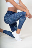 Gypsy Heart Recycled High Waist Printed Legging - 7/8