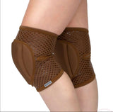 Tan Natural Knee Pads with GRIP (Mocha)