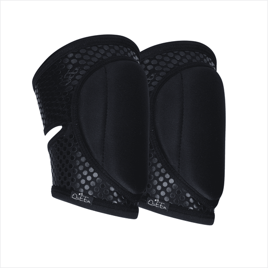 Sleek Black Knee Pads with GRIP