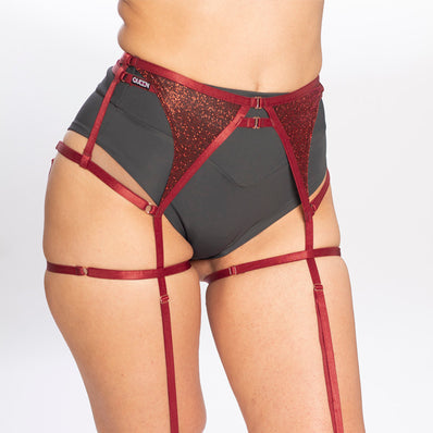 Cherry Shine Garters